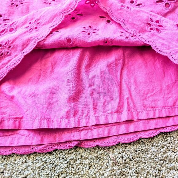 ⭐Pink Eyelet Loft mini Skirt 10 ⭐ - Picture 4 of 5